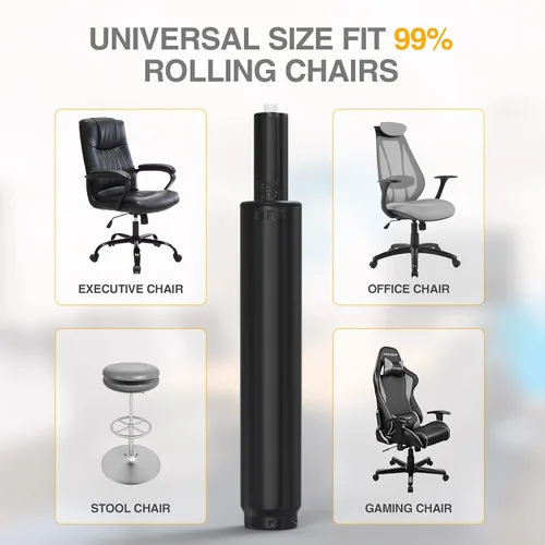 Miniatura 6 de Cilindro de elevación de gas para silla de oficina, piezas de repuesto para silla de oficina, cilindro de elevación de gas resistente que se adapta