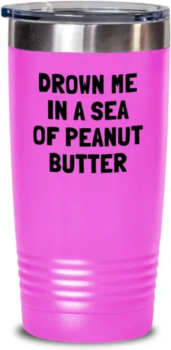 Miniatura 5 de Divertido vaso de mantequilla de maní, regalo para amantes de la mantequilla de maní, regalo para los fanáticos de la mantequilla de maní, ahogada