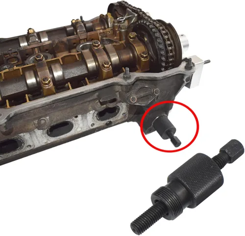 Miniatura 8 de Kit de herramientas de bloqueo de alineación de árbol de levas Double Vanos, compatible con BMW M52, M52TU, M54, M56, 325i, 325xi, 325Ci, 330i, azul