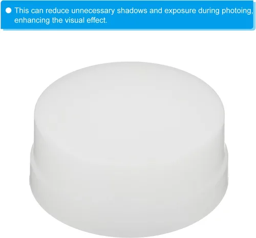 Miniatura 4 de PATIKIL Difusor de flash, paquete de 2 unidades, cúpula de rebote, caja suave, linterna difusora, tapa difusora para cámara, estudios de fotografía
