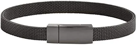 Miniatura 2 de Geoffrey Beene Pulsera de malla de acero inoxidable para hombre