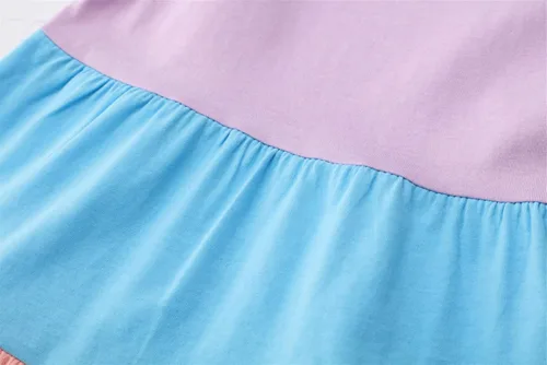 Miniatura 7 de HILEELANG Vestidos de manga corta para niñas pequeñas