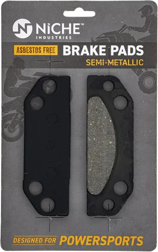 NICHE Juego de pastillas de freno de estacionamiento para 2203147 Polaris Ranger 500 700 800 900 XP Crew semi-metálicas