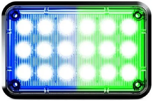 Miniatura 9 de Alpha-Z 6x4 Ambulancia LED Montaje en Superficie Luces estroboscópicas de emergencia y camión de bomberos Luz de advertencia ultra delgada
