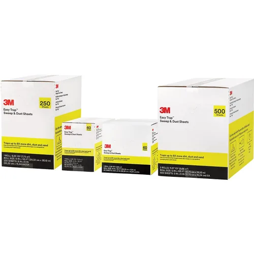 Miniatura 8 de 3M 59032W Easy Trap Duster, 5 pulgadas x 30 pies, blanco, 60 hojas/caja