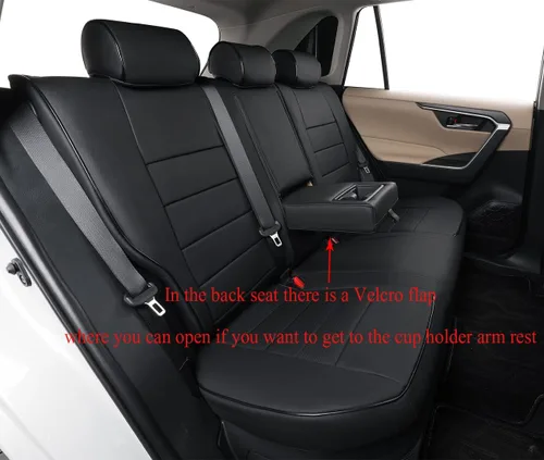 Miniatura 6 de EKR Fundas de Asiento para Hyundai Elantra Ajuste Personalizado para Hyundai Elantra Limited/Sport 2014 2015 y Limited/SE 2015 2016 Juego Completo