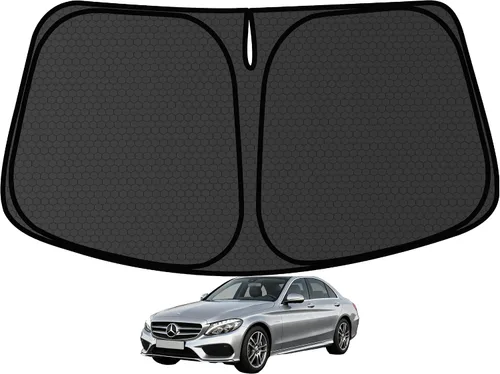 Miniatura 57 de Civic - Parasol para parabrisas Honda Civic 2022-2024 2025 (no para Honda 2022 Sport), visera frontal gruesa plegable 1:1, mantiene tu automóvil más