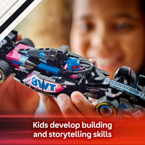 Miniatura 5 de LEGO Speed Champions BWT Alpine F1 Team A524 Auto de Carrera de Juguete - Juego de Construcción para Niños, Niños y Niñas, Edades 10+ - Auto
