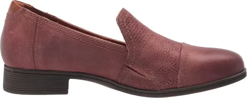 Miniatura 6 de Cobb Hill Crosbie - Mocasines sin cordones para mujer, Rojo, 7 ancho