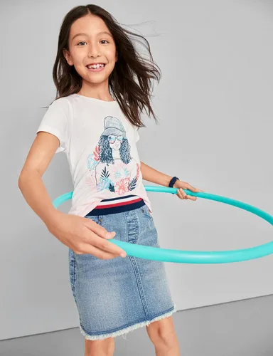 Miniatura 3 de Tommy Hilfiger Camiseta grande de manga corta con cuello redondo para niña