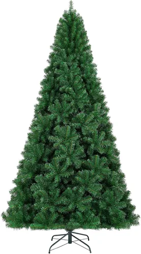 Miniatura 6 de KTKDE - Árbol de Navidad artificial premium de 1.8 m con 1005 puntas de ramas, 1 pieza, estrella en la parte superior del árbol, 200 luces LED Verde