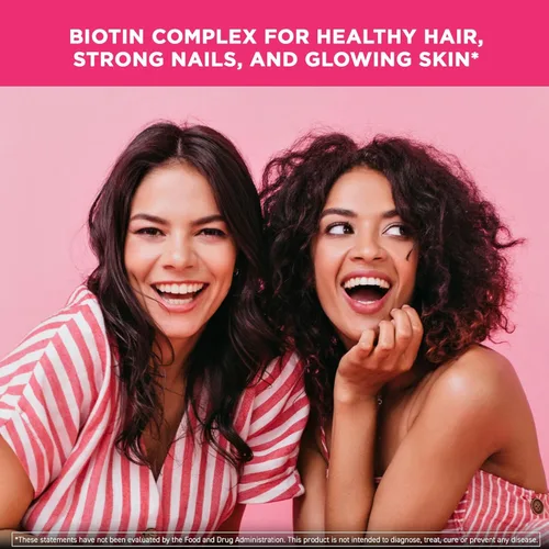 Miniatura 2 de Vital Vitamins Píldoras de complejo de biotina - con ácido hialurónico, MSM, colágeno y vitamina C - Suplemento para cabello, piel y uñas - 60
