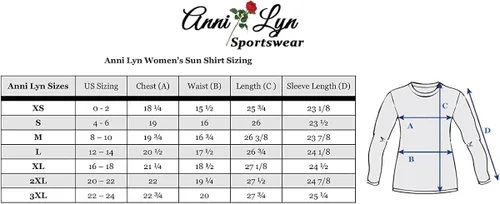 Miniatura 8 de Anni Lyn Sportswear Camisa de sol de manga larga ventilada para mujer