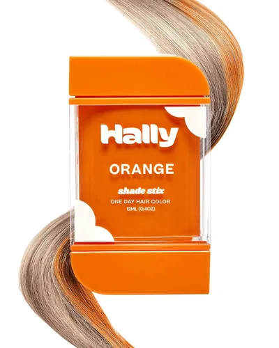 Hally Hair Coloración Temporal de Cabello, Shade Stix (Naranja) - Accesorios de Maquillaje para Cabello para Niños, Adolescentes y Adultos - 12 ml