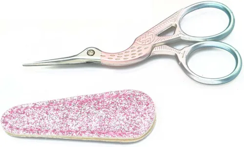 Miniatura 4 de Juego de funda de tijera de 6 piezas, piel sintética, ambidiestro, estilo moderno, contemporáneo, colores brillantes, perfecto para coser, Glitter