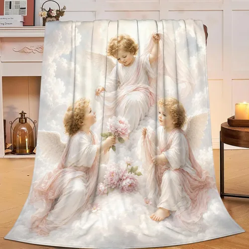 Miniatura 43 de Manta de mariposa colorida de forro polar, súper suave, acogedora y cálida, manta de felpa, regalos para niños y mujeres, 40 x 50 pulgadas