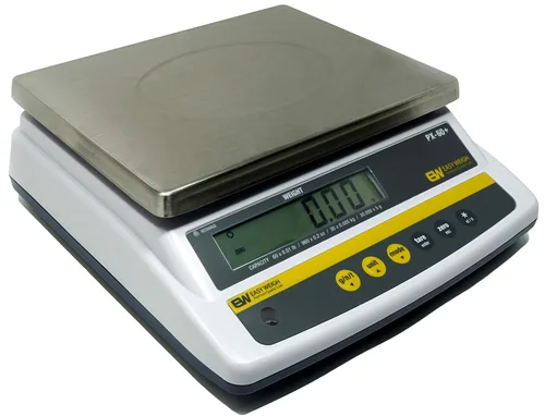 Miniatura 6 de PX - Báscula digital de capacidad de 60 x 0.01 libras, pantalla LCD recargable, funciona con pilas, plato de acero inoxidable, KG, gramos, onzas