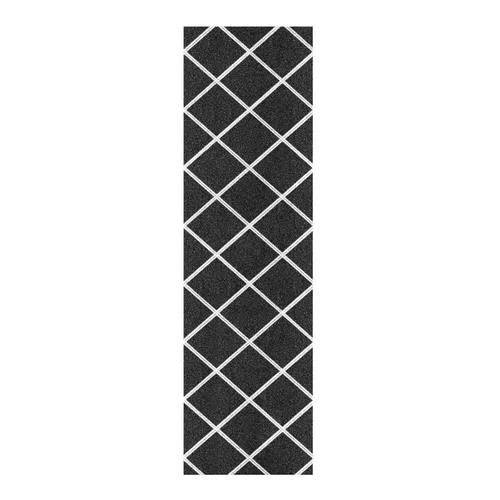 Miniatura 30 de Abstracto Negro Gris Geométrico Skateboard Grip Tape 33x9inch Papel de lija Longboard Scooter Griptape Diseño antideslizante y anti-desgarro