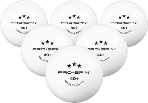 Miniatura 2 de PRO-SPIN High-Performance Ping Pong Balls (12/24/60 Pack Sizes) White 40+ Table Tennis Balls Premium ABS Plastic Professional Quality Blanco