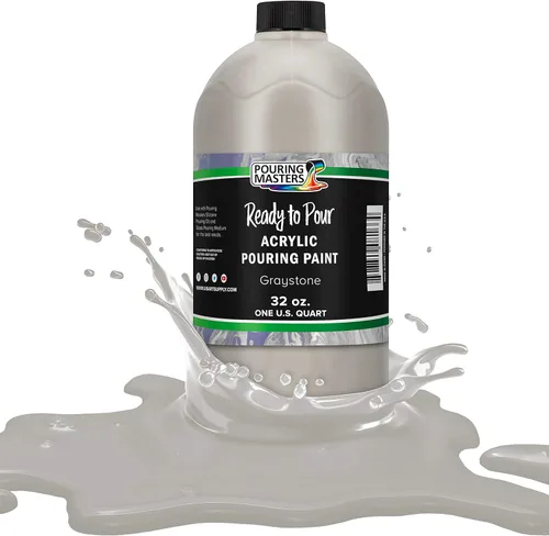 Miniatura 53 de POURING MASTERS Pintura Acrílica Roja Carmesí Lista para Verter - Premium de 8 Onzas Premezclada a Base de Agua - para Lienzo, Madera, Papel, Rojo