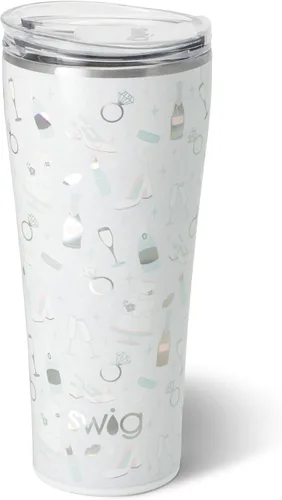 Miniatura 36 de Swig Life - Vaso aislante de 22 onzas, vaso de viaje para café con tapa, taza de café para viaje compatible con portavasos, de acero inoxidable