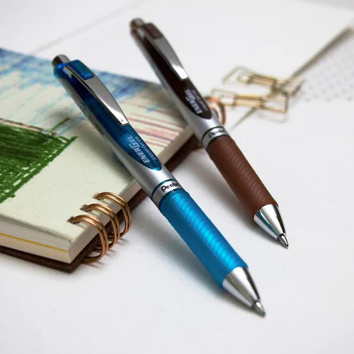 Miniatura 4 de Pentel EnerGel RTX - Bolígrafo de gel líquido retráctil (¹/₃₂ pulgadas), línea mediana, tintas de colores surtidos, 12 unidades (BL77BP12M)