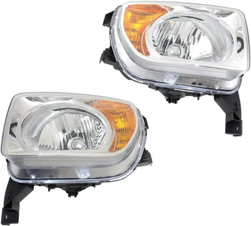 Miniatura 7 de KarParts360 Para 2003 2004 2005 2006 Honda Element conjunto de faros delanteros lado del conductor con bombillas sustituye a HO2518106