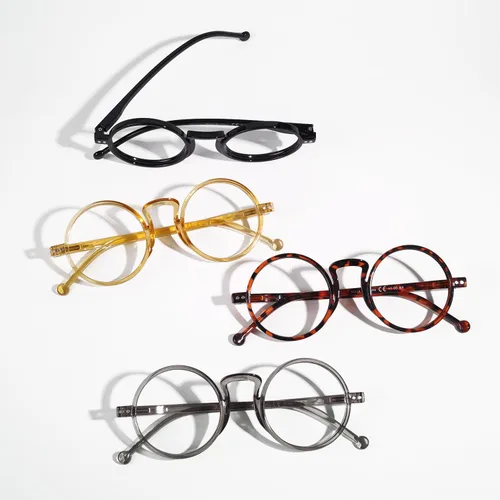 Miniatura 2 de BLUELESS Gafas de lectura de gran tamaño para hombre, bisagras de resorte sin tornillos, paquete de 6 lectores para cara ancha
