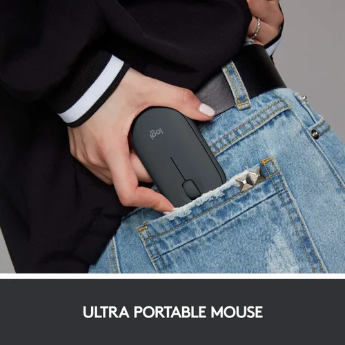Miniatura 8 de Logitech Pebble i345 Ratón inalámbrico Bluetooth para iPad - Grafito