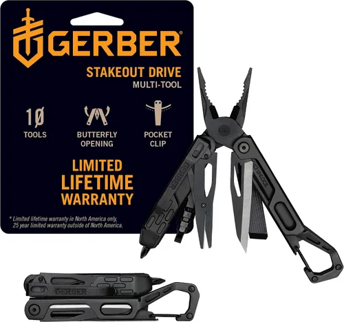 Miniatura 11 de Gerber Gear Stakeout Spark - Cuchillo plegable multiherramienta para mochileros, supervivencia, campamento, al aire libre, herramienta de bolsillo
