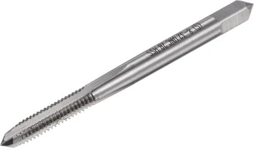 Miniatura 9 de uxcell Macho de fresado de rosca 2-56 UNC, M42 HSS (acero de alta velocidad) sin recubrimiento 3 flautas rectas Máquina Tornillo roscado Macho 2B