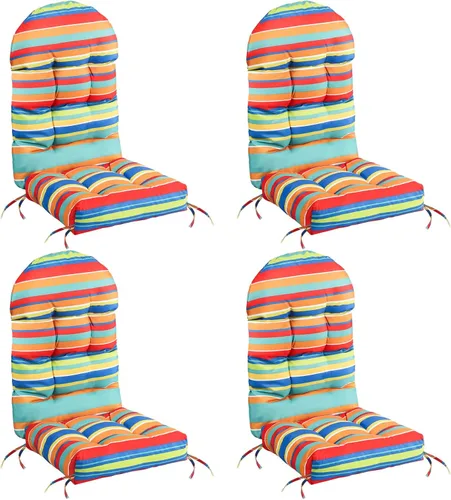 Miniatura 25 de FUNBERRY - Juego de 2 cojines para sillas Adirondack, cojines gruesos y cómodos para mecedora antideslizante con protección contra decoloración