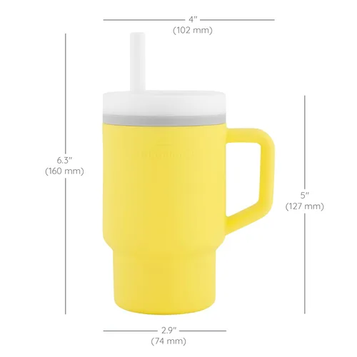 Miniatura 6 de Infantino Mi primer vaso – Adorables vasos en miniatura con pajita resistente a fugas y asa amigable para niños pequeños, fomenta la hidratación