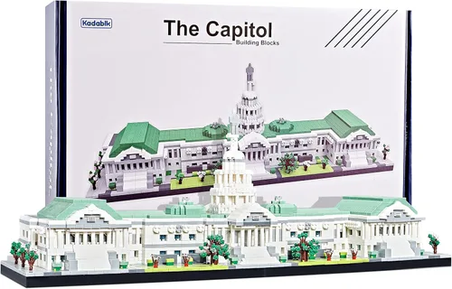 Miniatura 8 de Kadablk Serie de arquitectura para adultos y adolescentes, juego de construcción de Taj Mahal, kit de construcción de modelos 3950 PCS, juego