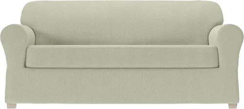 Miniatura 15 de Zenna Home Simply Fit - Funda elástica para sofá (1 pieza), color moca