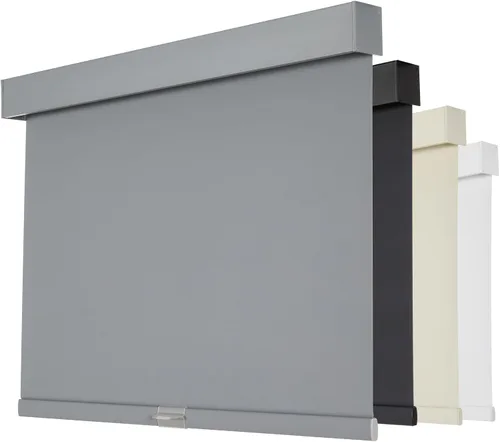 Miniatura 19 de Persilux Persianas enrollables opacas inalámbricas para ventanas, parada libre con cenefa, persianas de tela con aislamiento térmico, protección UV
