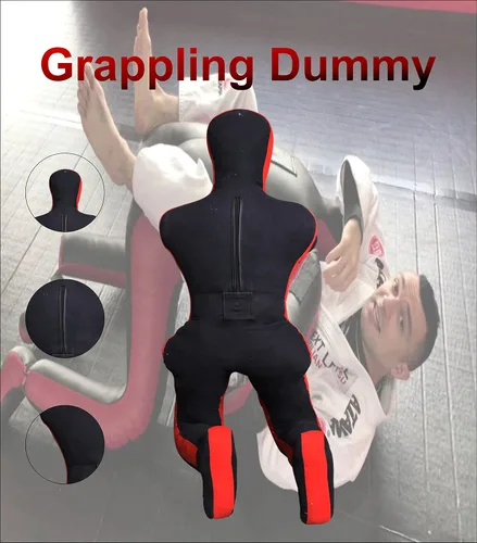Miniatura 4 de Maniquí de presentación de MMA Grappling para entrenamiento de autodefensa BJJ Jiu Jitsu Punching Dummies (sentado 5 pies/60 pulgadas), sin relleno