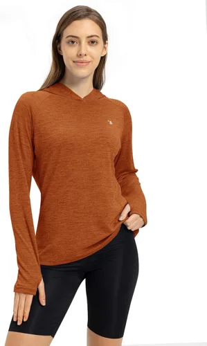 Miniatura 5 de TBMPOY Womens UPF 50+ Sun Protection Hoodie Shirt Long Sleeve Fishing Hiking Outdoor UV Shirt Lightweight