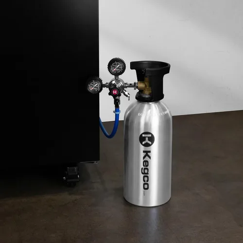 Miniatura 9 de Kegco Tanque de aire de nitrógeno de 33 pies cúbicos - Cilindro de gas de aluminio (vacío)