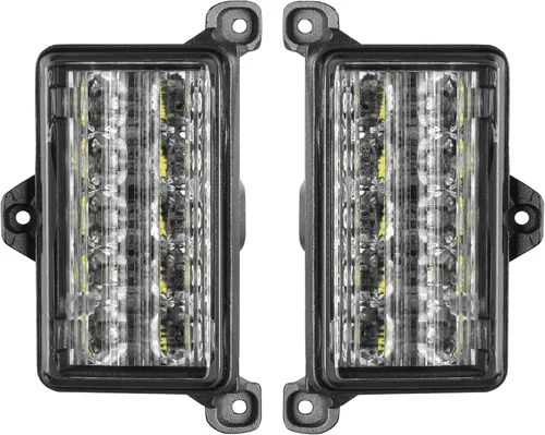 Miniatura 2 de Oracle Iluminación 5915-JT-023: Módulo LED inversa ámbar/blanco de doble función para Jeep Gladiator Jt luces traseras empotradas