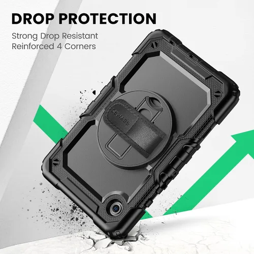 Miniatura 7 de SEYMAC Funda protectora resistente a prueba de golpes para Samsung Galaxy Tab A9 de 8.7 pulgadas 2023 (SM-X110/X115/X117), resistente a prueba