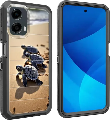 Miniatura 24 de Funda para Moto G Play 4G 2024, cuerpo completo, protección contra caídas, resistente, 3 capas, militar, resistente, duradera, para Motorola Moto G