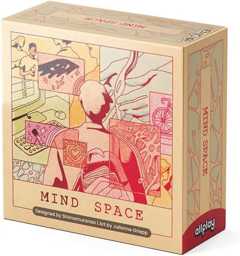 Allplay Juego de mesa Mind Space - Polyomino Roll & Write - 1 a 5 jugadores - 30 minutos de tiempo de juego (juego base del espacio mental)