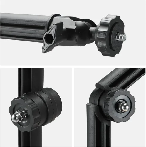Miniatura 7 de Soporte de pared para luz de video compatible con todas las luces de anillo, luces RGB y lámparas de fotografía