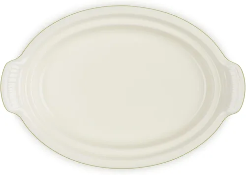 Miniatura 3 de Le Creuset - Mantequillera de cerámica para calabaza, 21,1 cm, Oliva