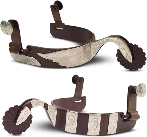 Miniatura 3 de Colorado Saddlery Colorado Saddlery Montana Spur Negro/Plata
