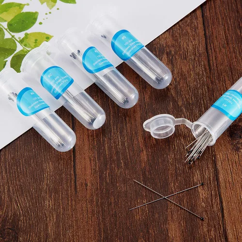 Miniatura 3 de WILLBOND Kit de 500 pines de acero inoxidable para insectos, pasadores de entomología, colecciones de mariposas, paquete variado para entomología