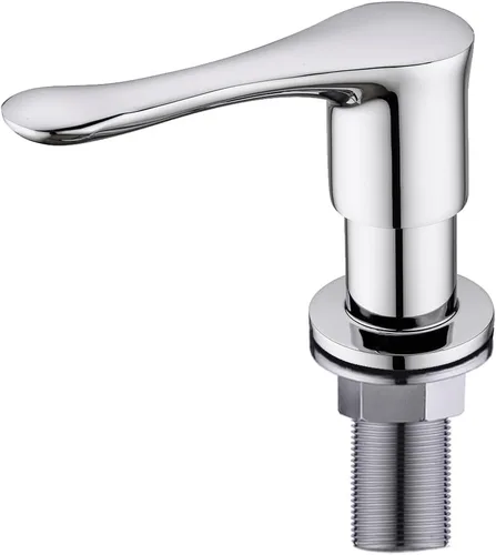 Miniatura 9 de Dispensador de jabón para fregadero de cocina, dispensador de fregadero integrado negro con cabezal de bomba de latón macizo, resistente a