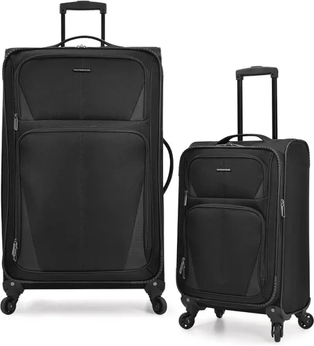 Miniatura 17 de U.S. Traveler Aviron Bay - Equipaje extensible con ruedas giratorias, Color verde azulado.), US08125E23