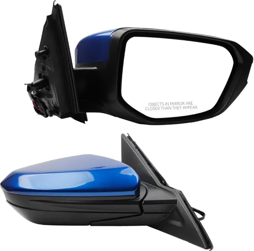 Miniatura 13 de Dasbecan Espejo Lateral Izquierdo del Conductor Compatible con Honda Civic 2016-2021 Cristal de Vidrio con Calefacción Manual Plegable Montaje